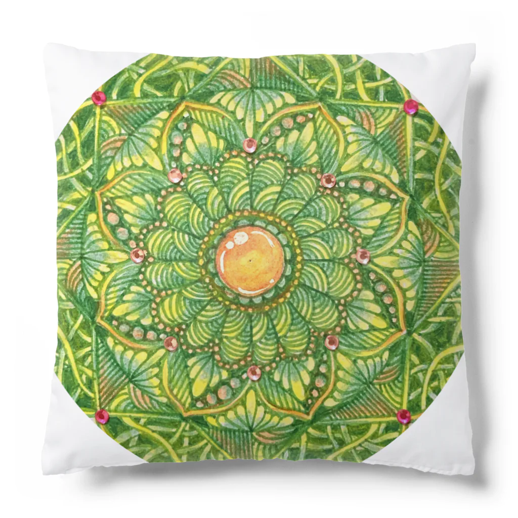 じぱんぐる-zipangle-のmandala-もりのなか Cushion