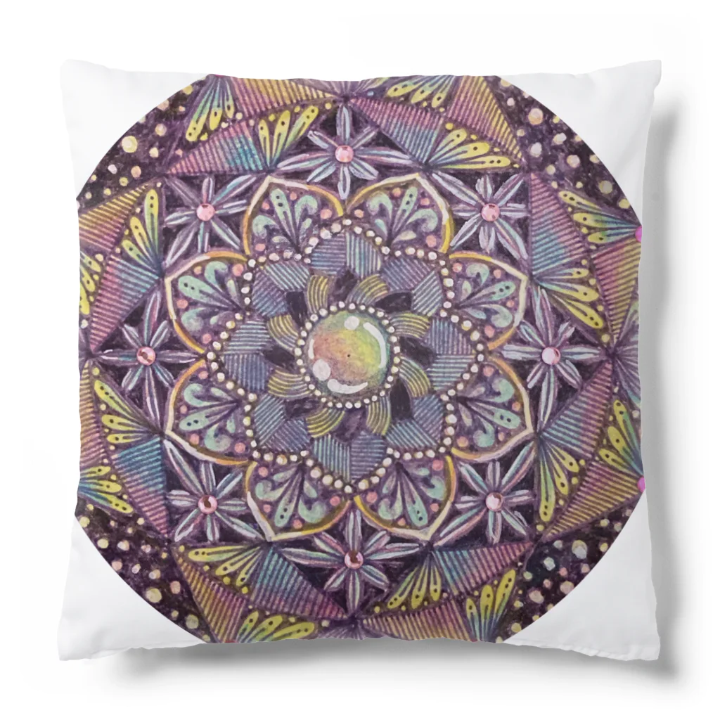 じぱんぐる-zipangle-のmandala-まほう Cushion