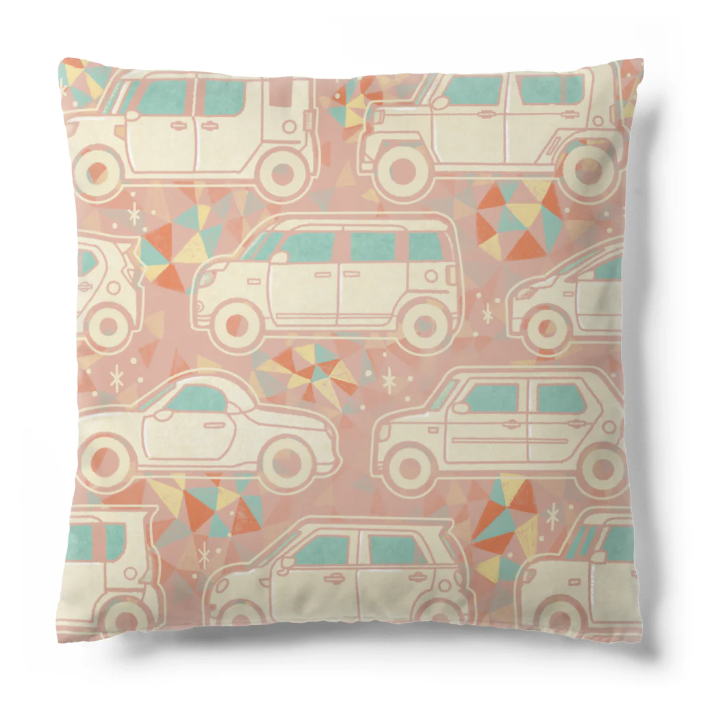 noco_drawingのCar Parade  Cushion