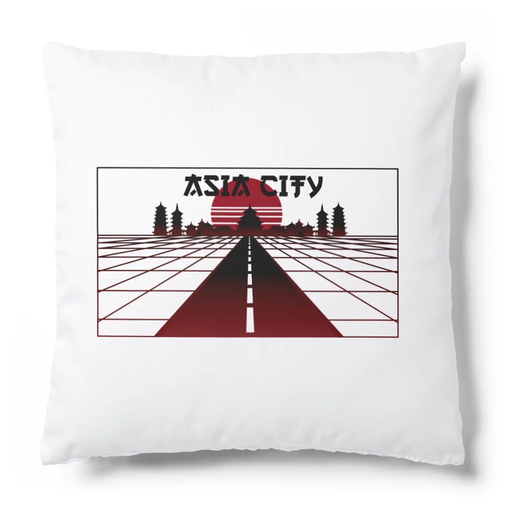 中華呪術堂（チャイナマジックホール）の vaporwave asiacity  Cushion