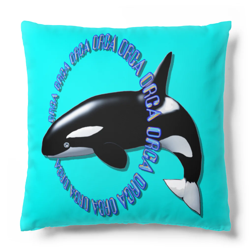 LalaHangeulのORCA シャチ Cushion