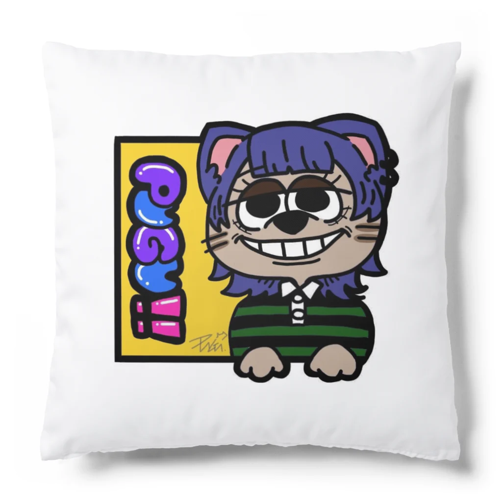 PUGU.のきゃっと Cushion