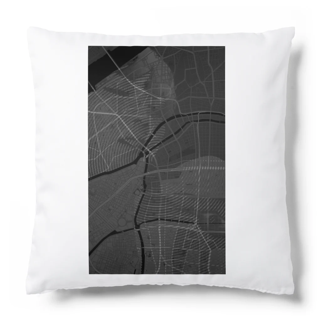 GOOD VIBES CATSのMAP Cushion