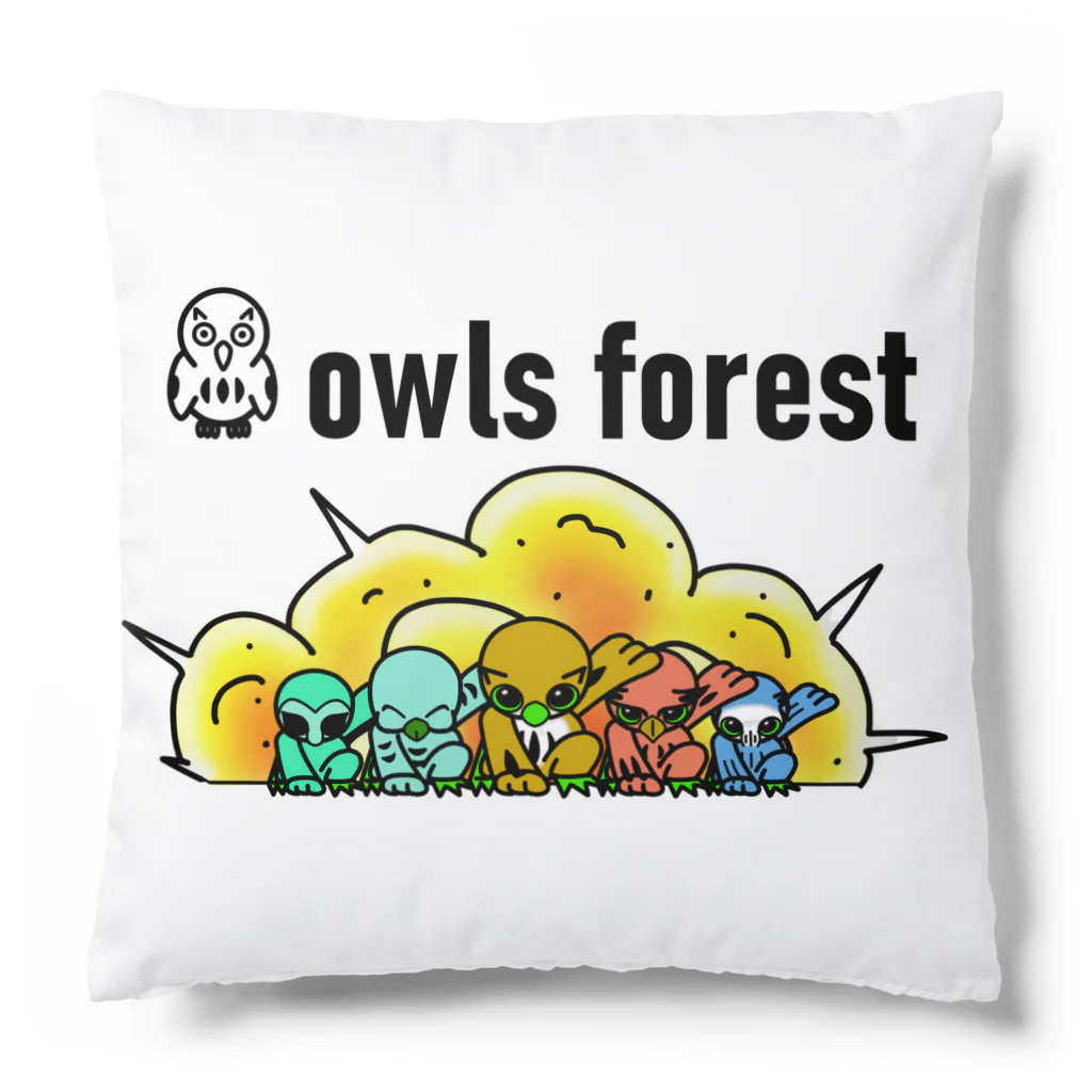 owls forest アイテム部屋のowlish5　第二弾 クッション