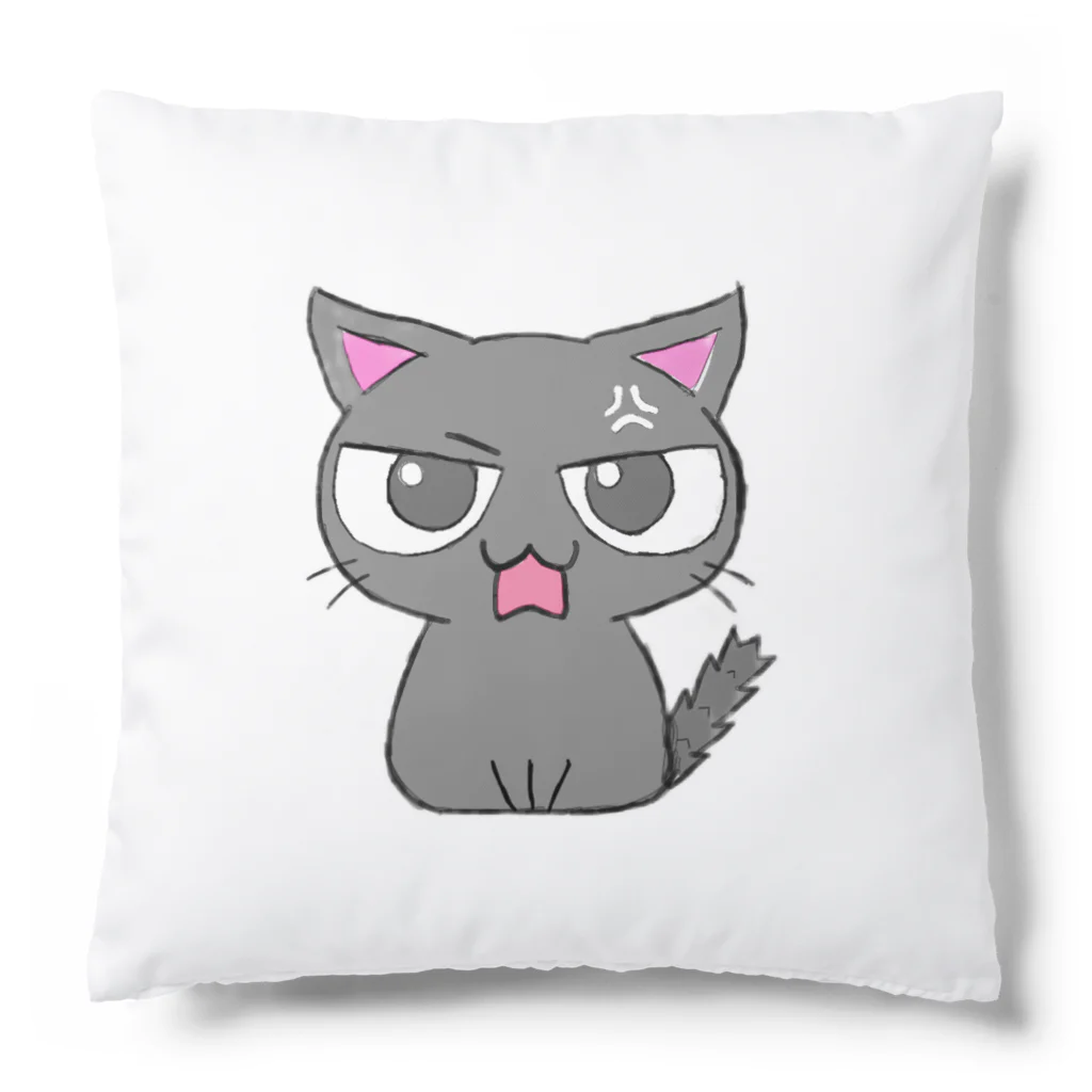 のんのんの黒猫ちゃん Cushion