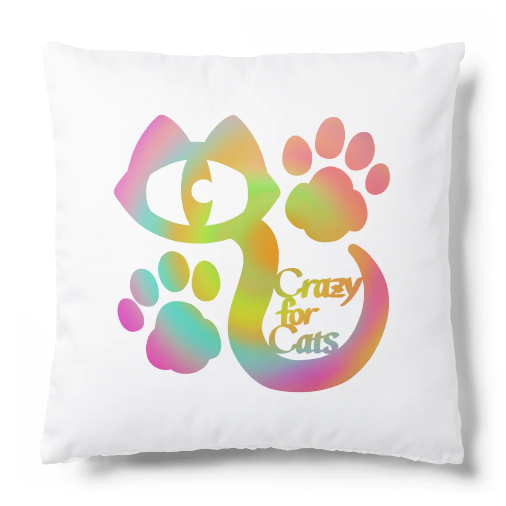 Charamaru Marketのシュール猫（カラフル） Cushion