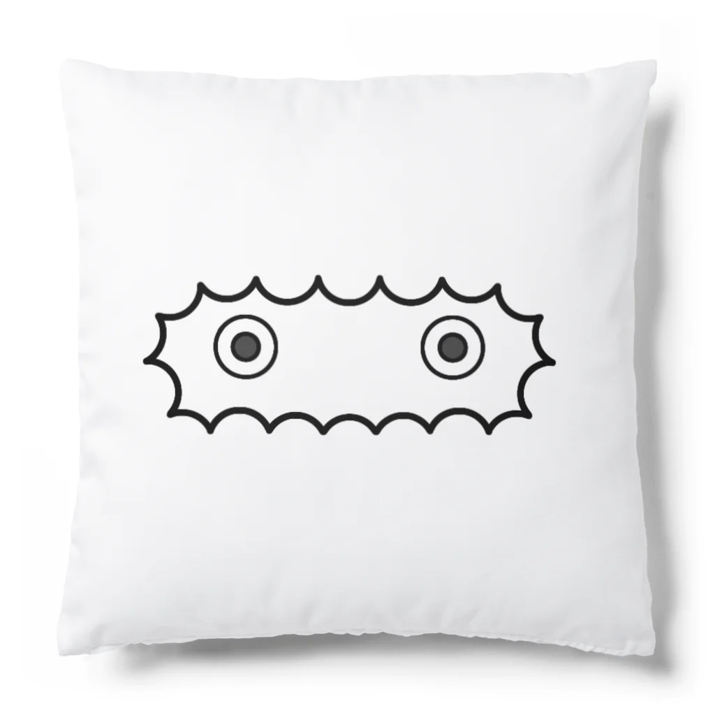 もこもこイエティのモノクロドアップもこもこイエティ Cushion