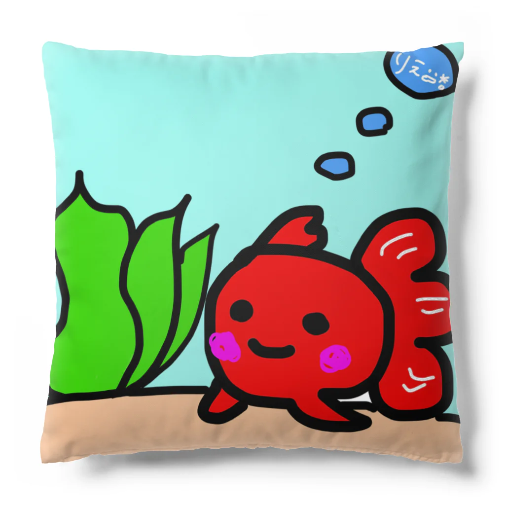 rie-pocochaの金魚 Cushion