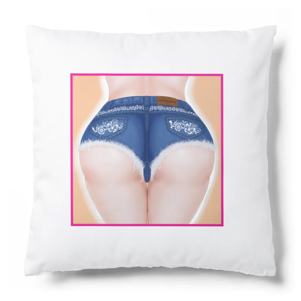 曲線美アートグッズショップの曲線美グッズ Cushion