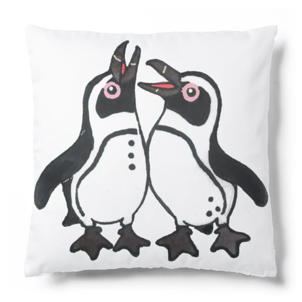 penguininkoの仲良く鳴き交わす🐧🐧 Cushion