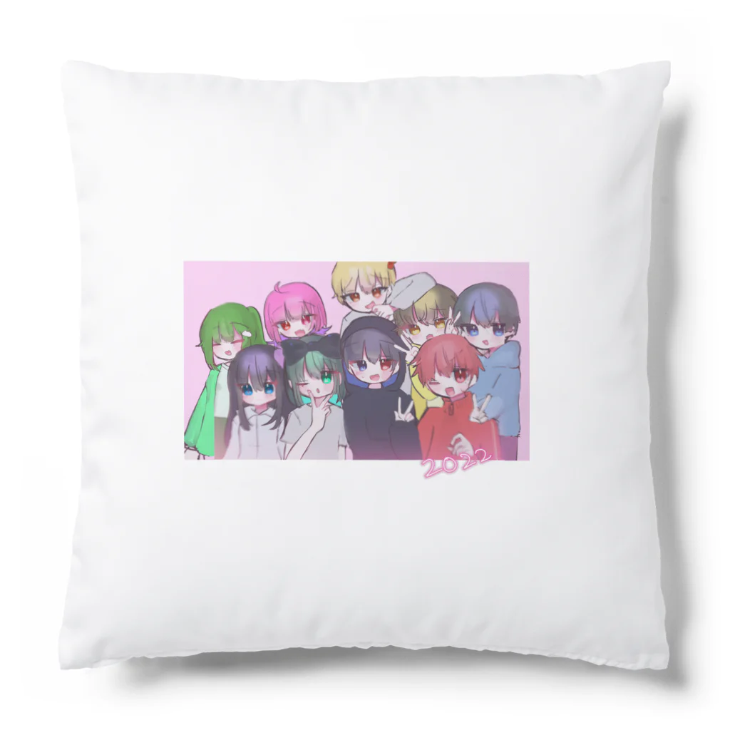 彩袋あーと展のからぐるぐっず Cushion