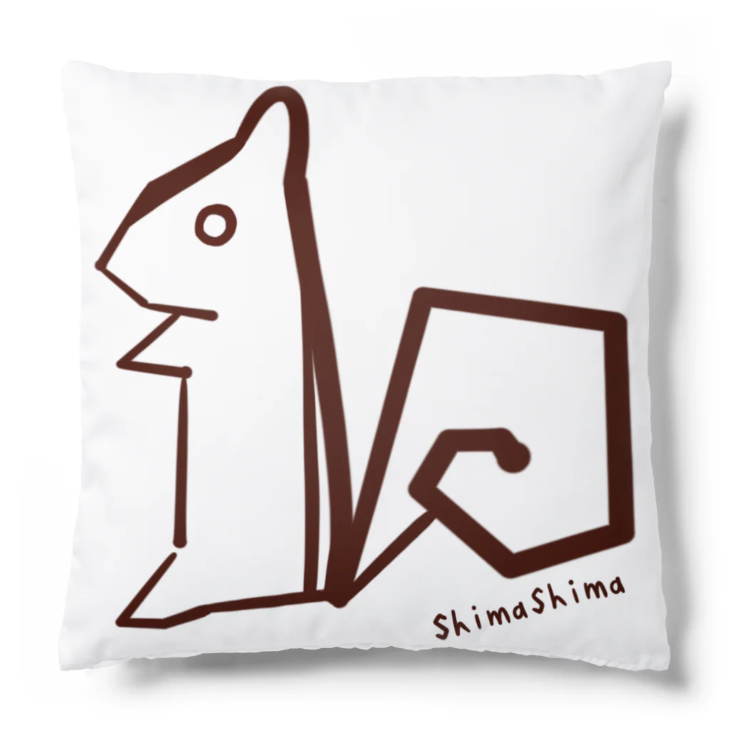 shimashima（しましま）のシマリスのグッズ🐿 Cushion