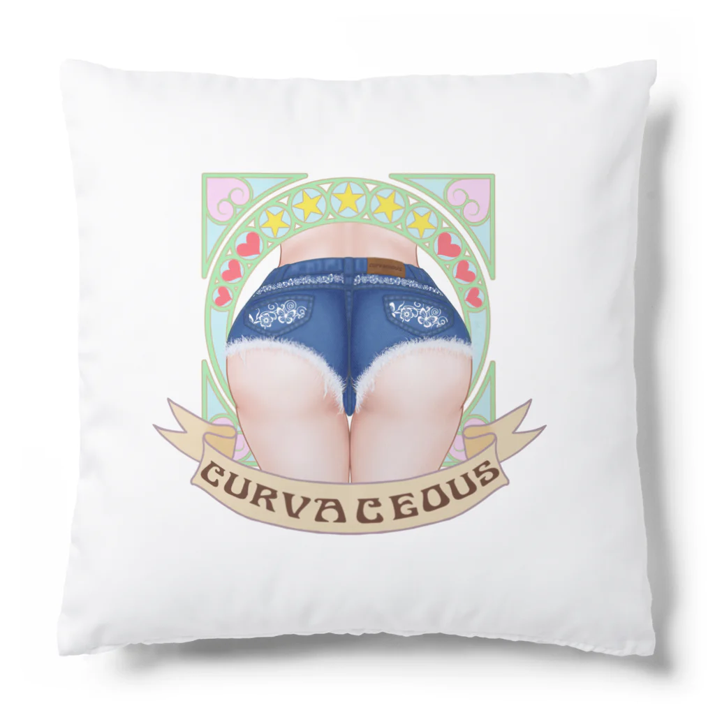 曲線美アートグッズショップの曲線美グッズ Cushion