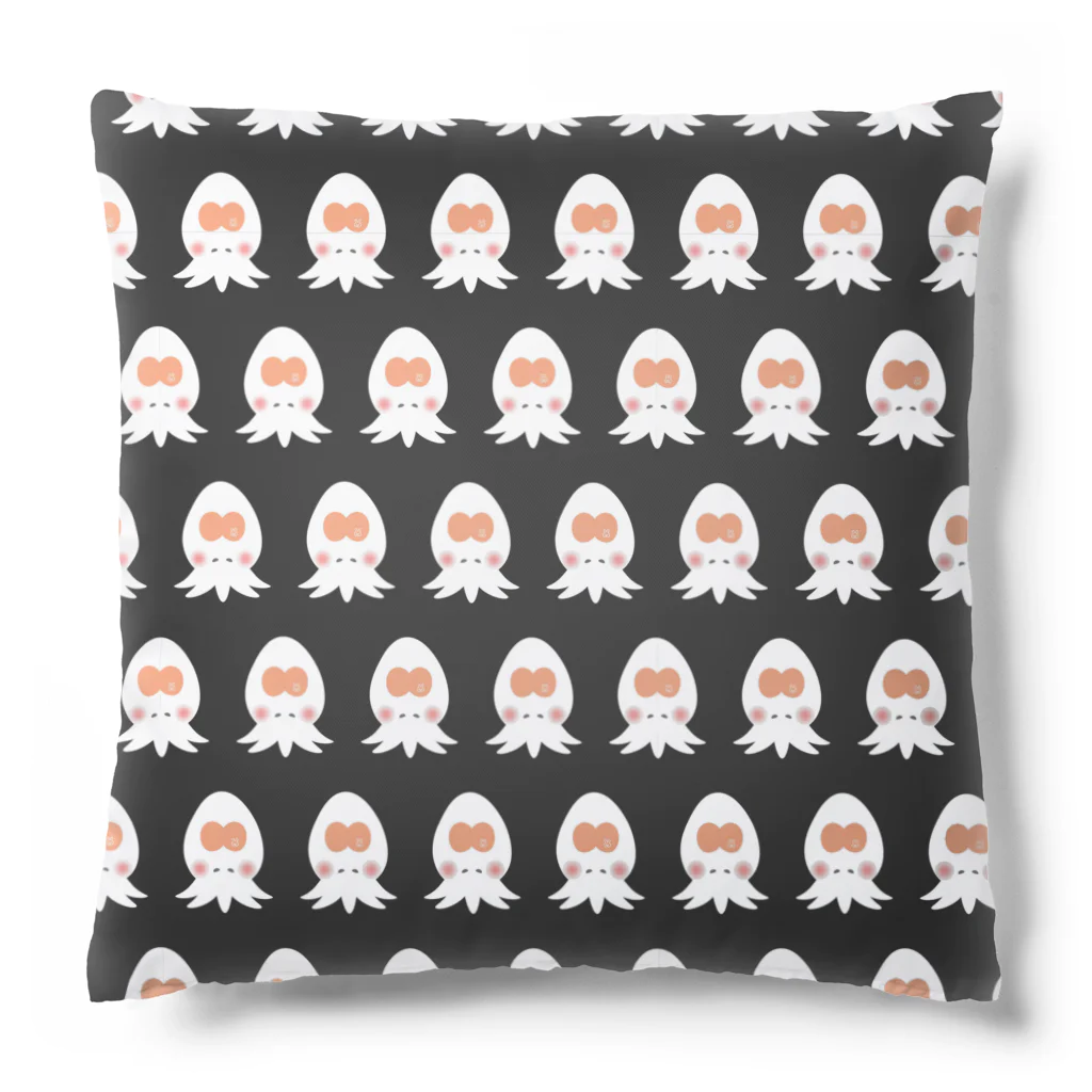 うとのぎゃらり〜🐰のヤマタロウヤドリツノムシさんが沢山❗️ブラック Cushion