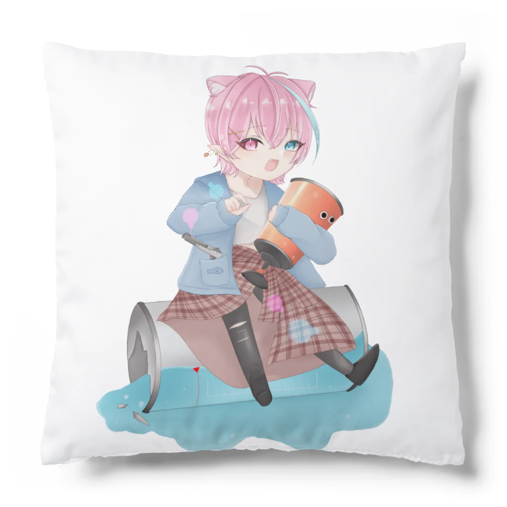 おふくん / offkun 新人VTuberの1周年おふくんグッズ Cushion