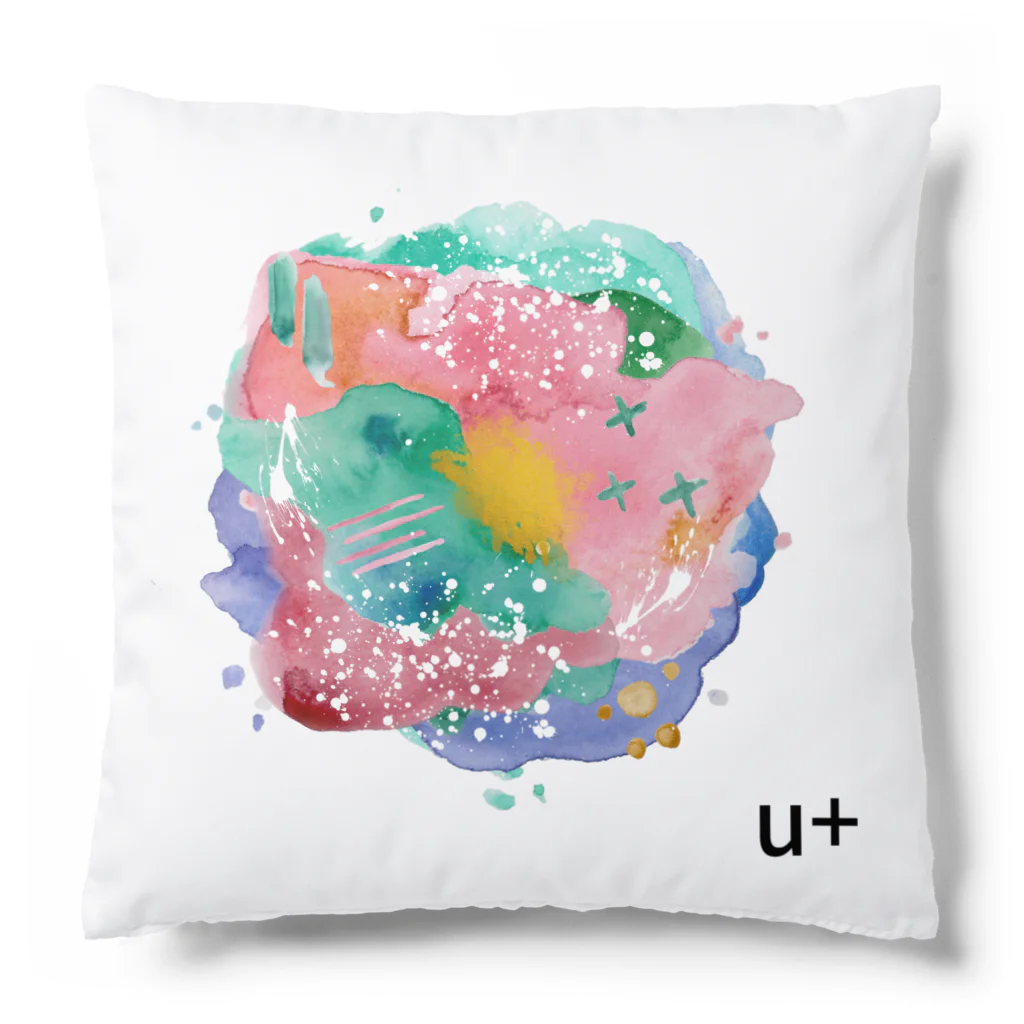 u+のImitation camélia Cushion