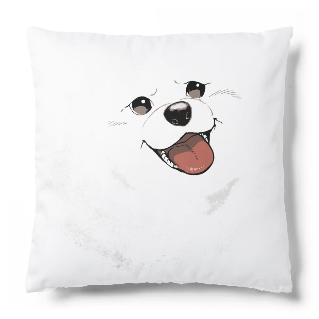 えとかの白くて不定形の犬 Cushion