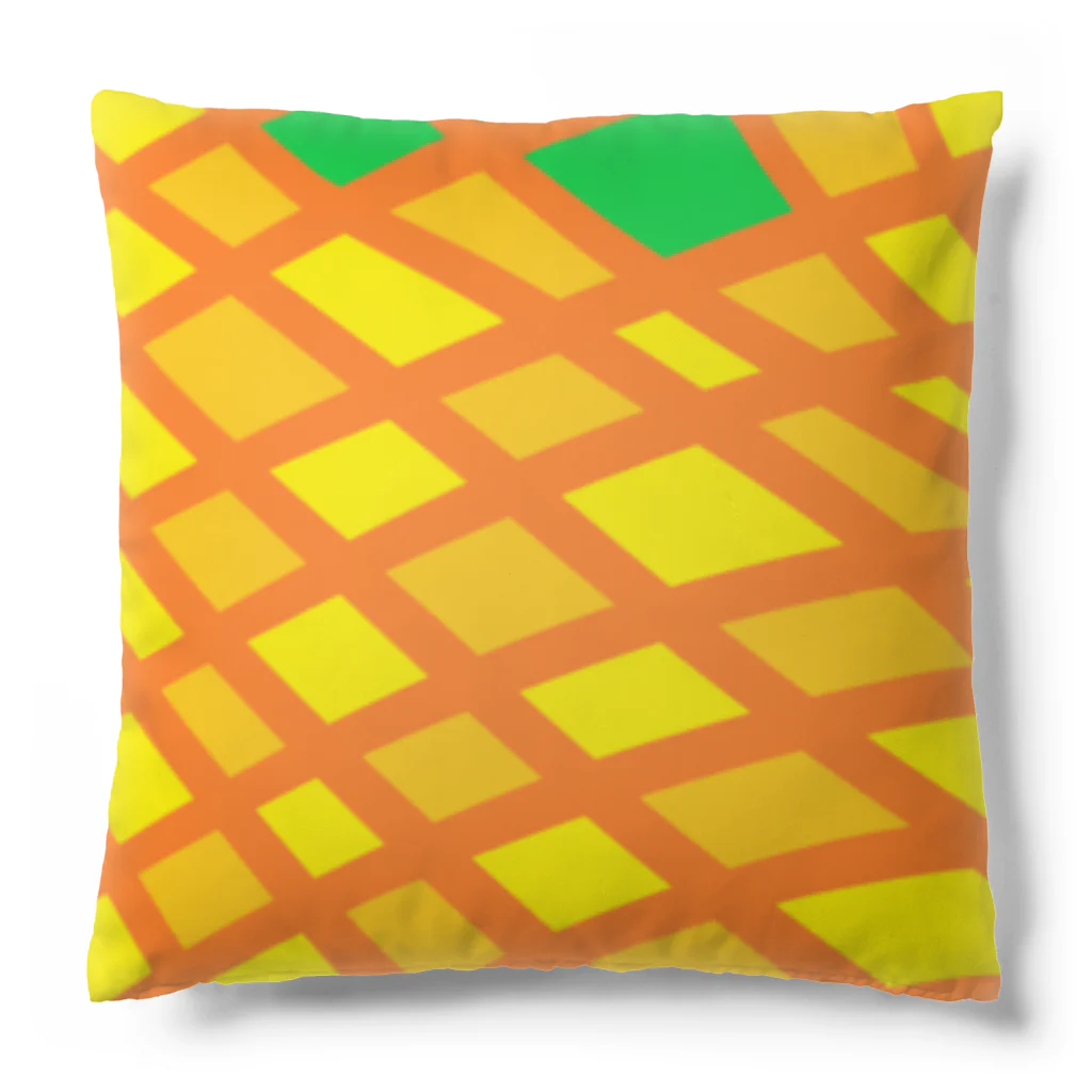 パイナップルみかんのみかん柄 Cushion