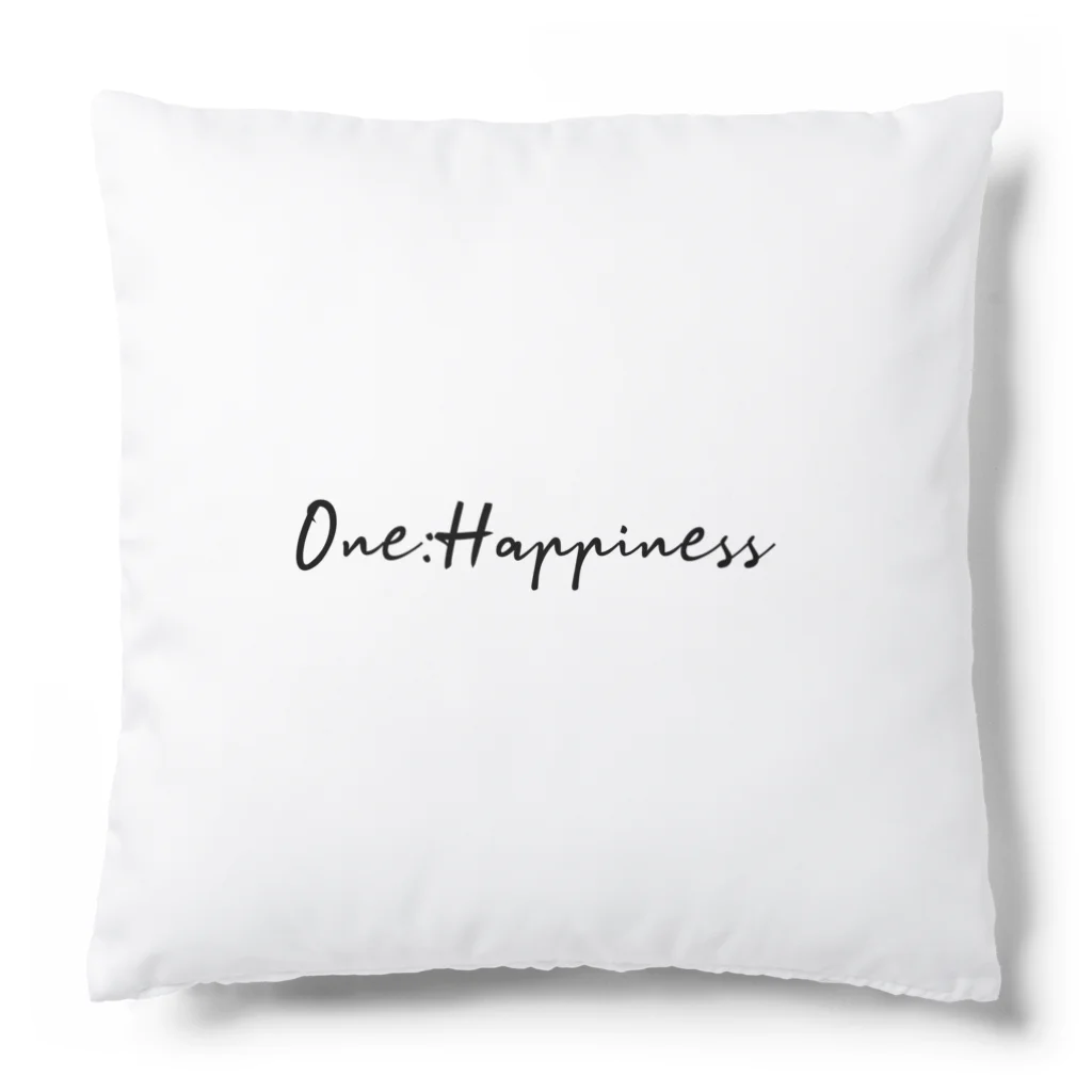 One:HappinessのOne:Happiness　ロゴデザイン クッション