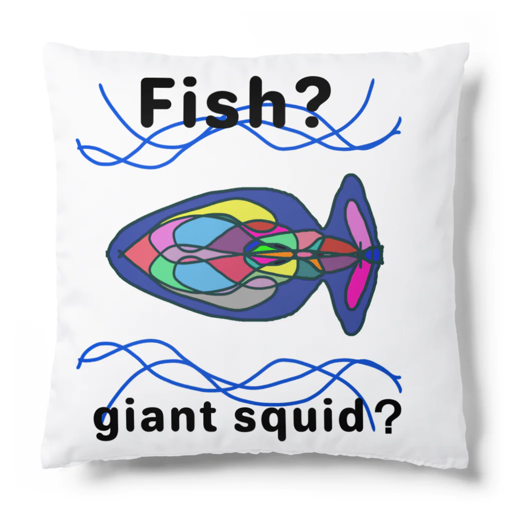 Future Starry Skyのfish?giant squid? クッション