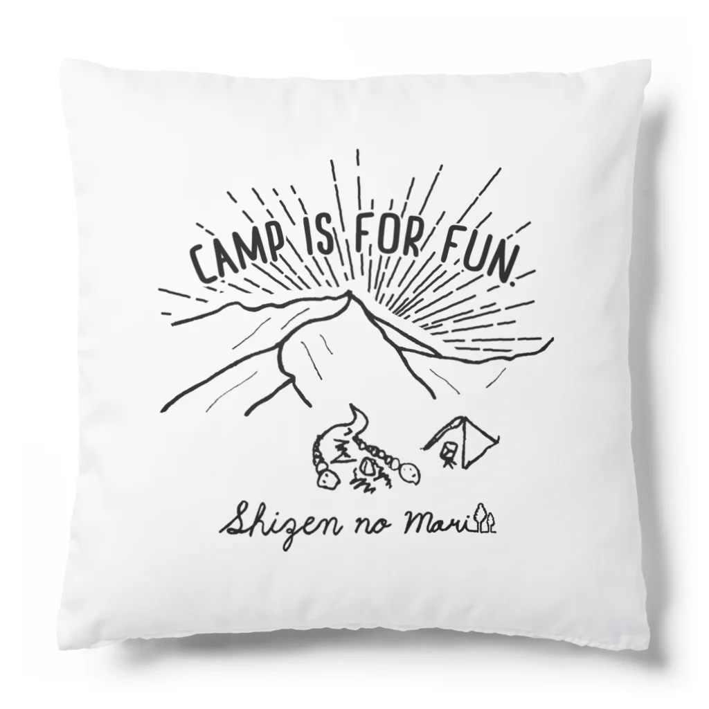 Too fool campers Shop!のSHIZENnoMORI01(黒文字) Cushion