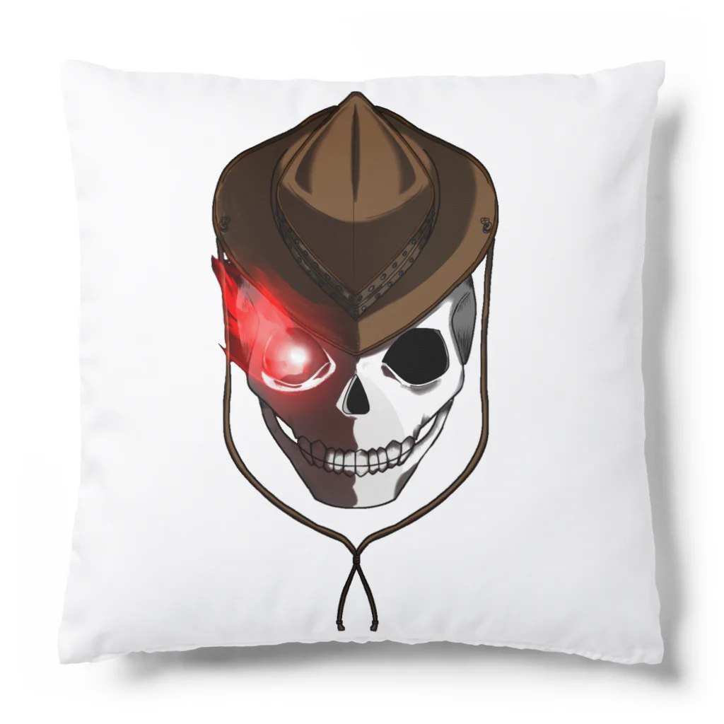 Mr.Boneman Official ShopのMr.Boneman@タマシイヲモヤセ Cushion