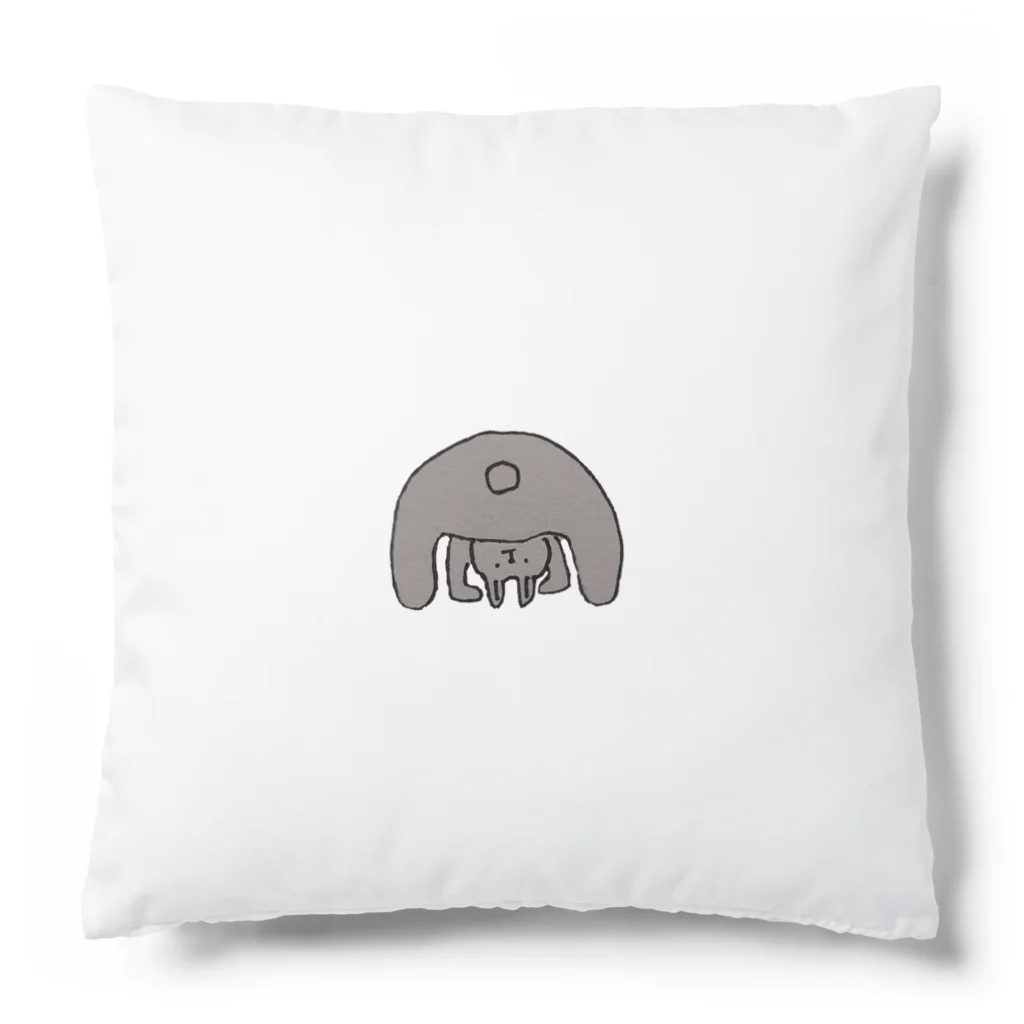 ぱな1号店ののぞきうさぎ Cushion