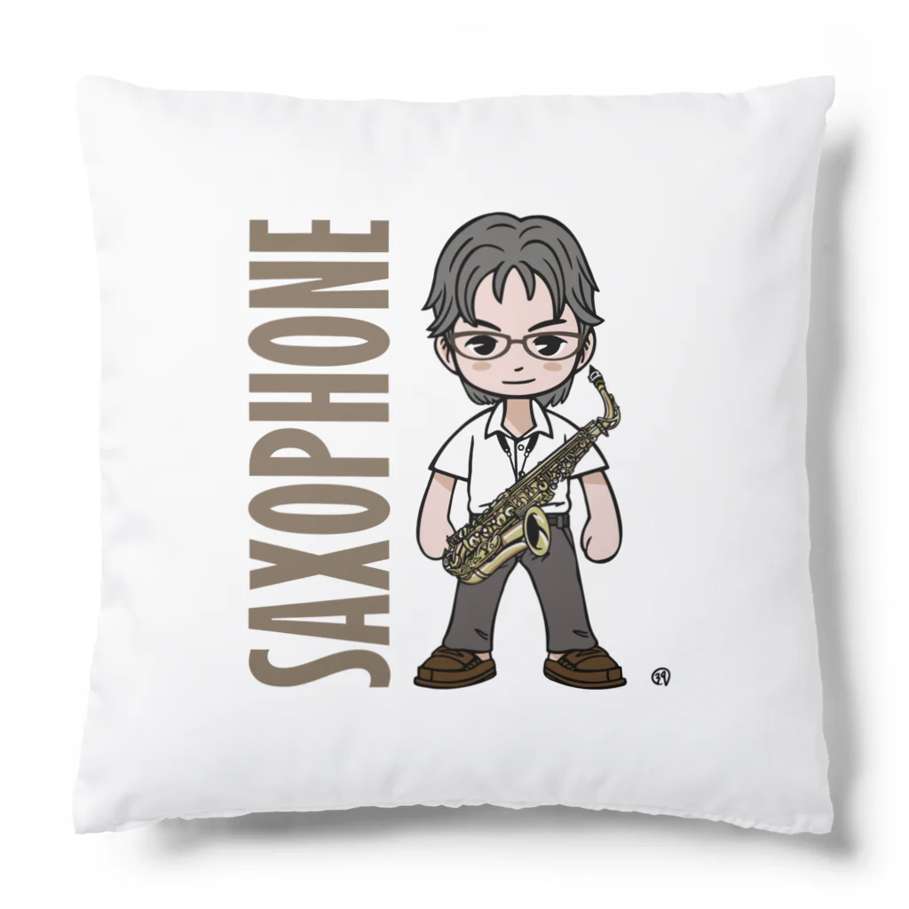 STUDIO39sのブラスシリーズ#10　サキソフォン Cushion