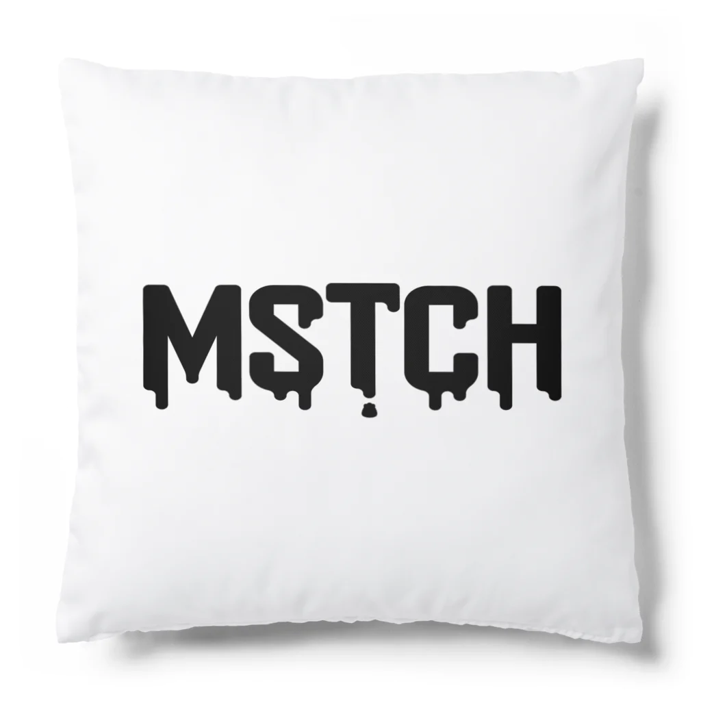 MUSUTCH（むすっち） SHOPのMSTCH黒ロゴ＆アイコンクッション Cushion