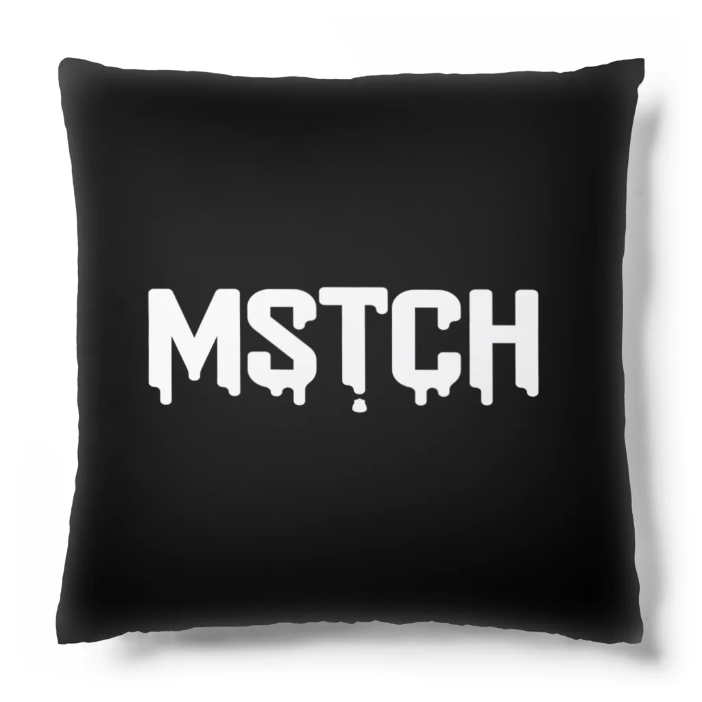 MUSUTCH（むすっち） SHOPのMSTCH白ロゴ＆アイコンクッション クッション