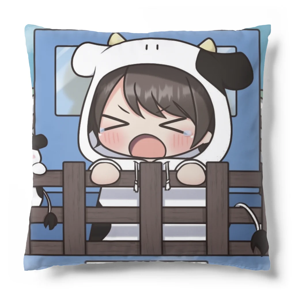 ゆるもたやのUSHI虐クッション Cushion