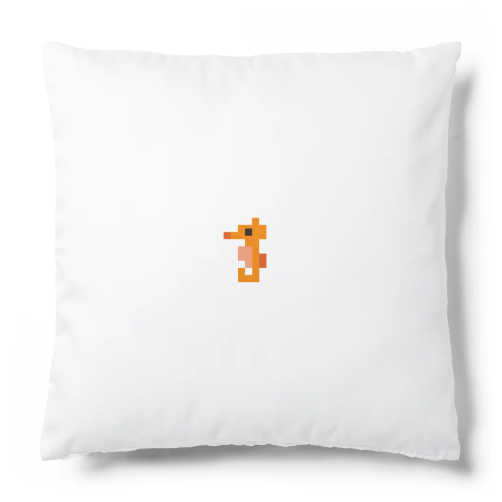 GRITの粗ドット絵・タツノオトシゴくん Cushion