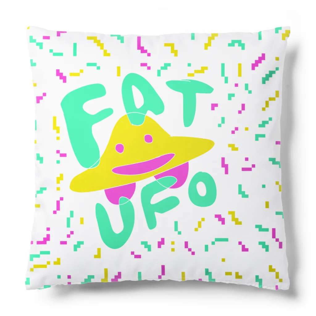 FAT TOYのFAT UFOカラフルノイズ クッション