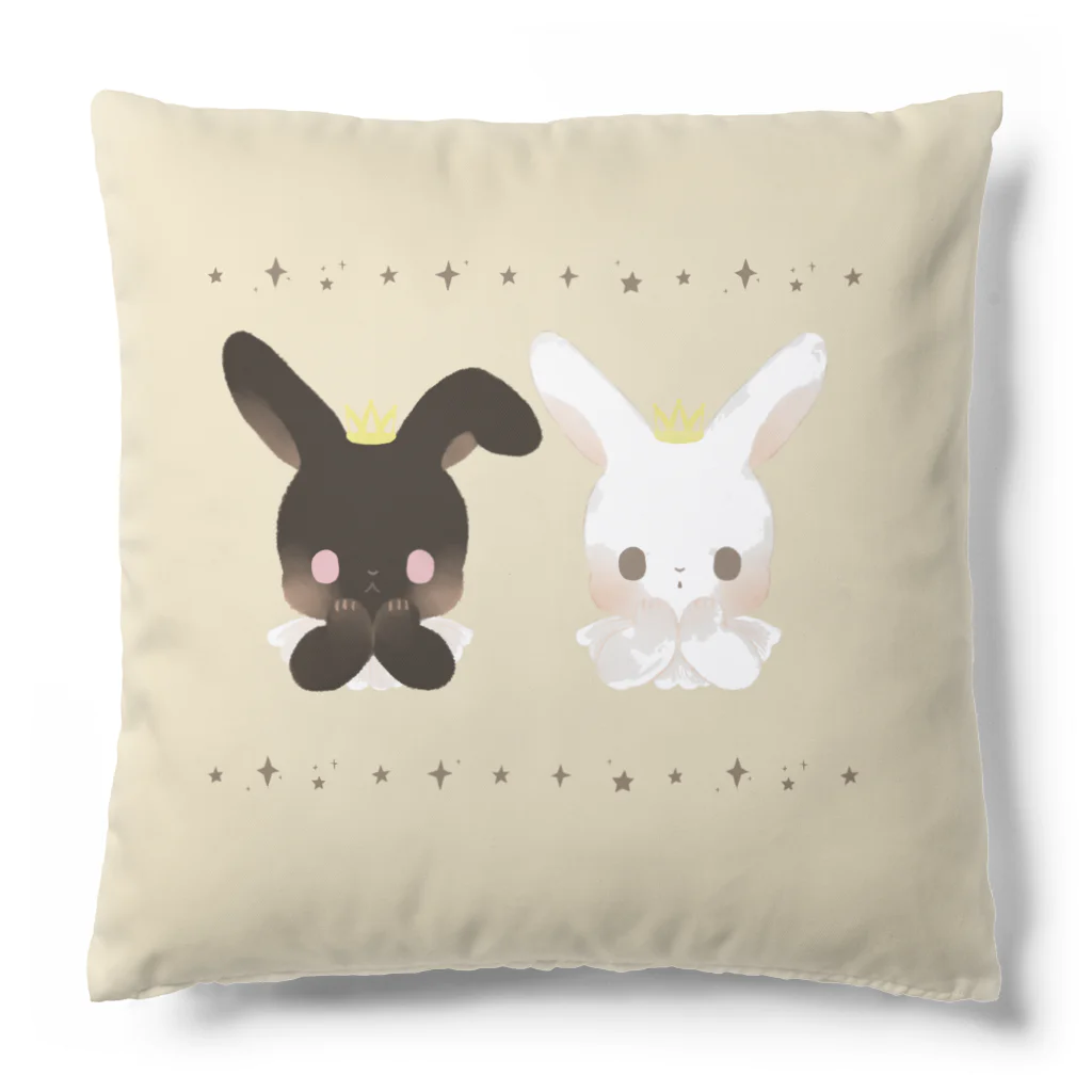 たかどのみこと🕊の白黒うさぎ Cushion