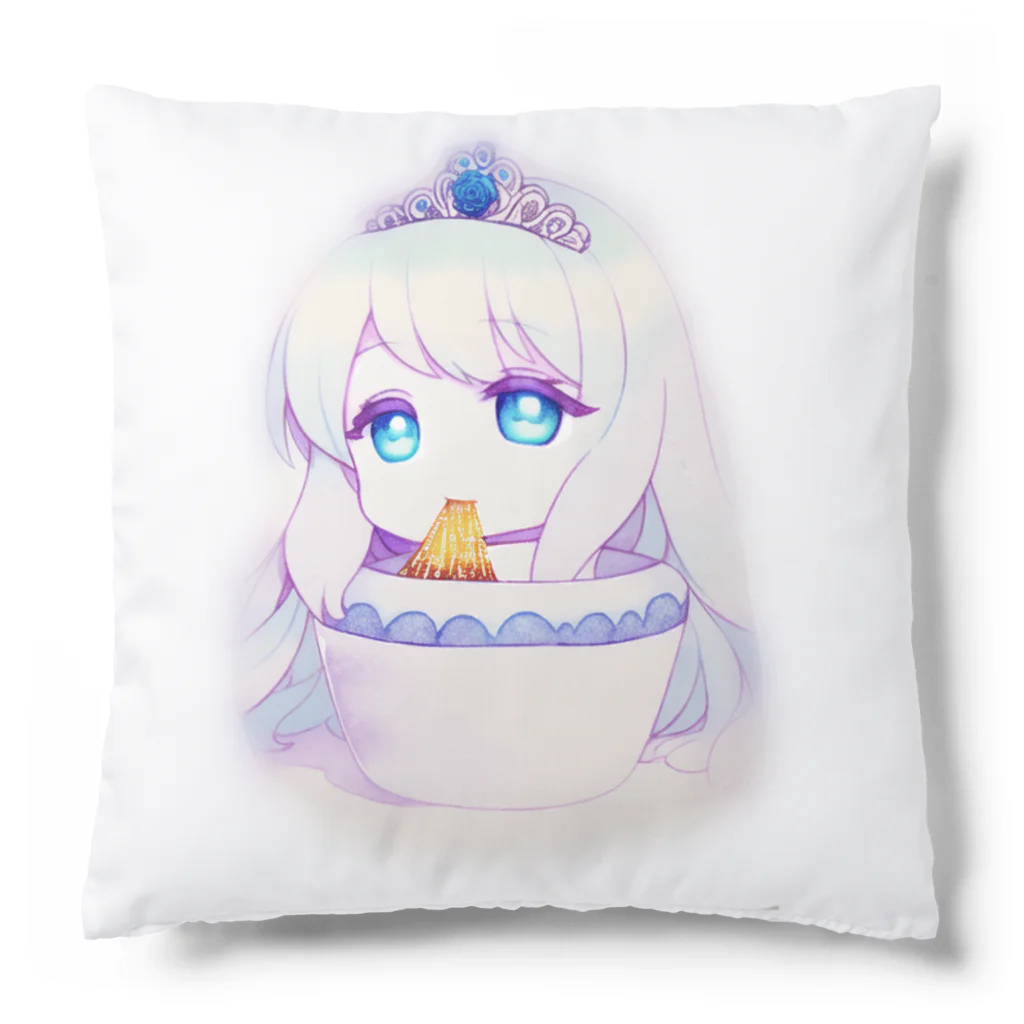 Shop.灯籠の『ラーメンを啜る姫君』 Cushion