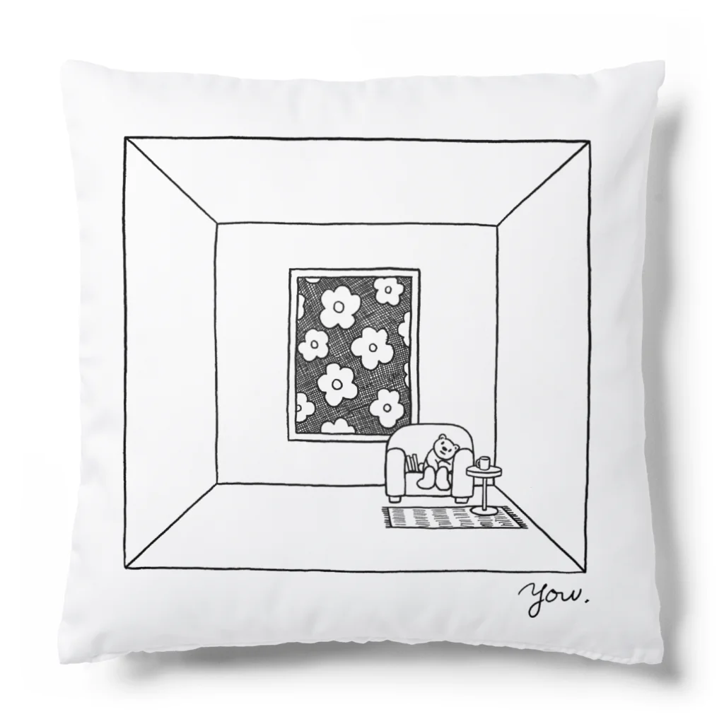 CHACOのシロクマのシロクマと部屋 Cushion