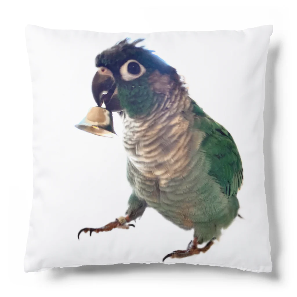 ウロコインコの翠のグッズショップのウロコインコの翠ver.ベルで呼び出し Cushion