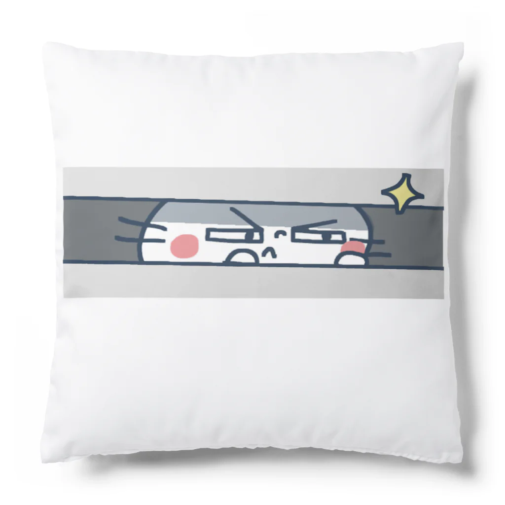 アート宇都宮(ARTUTSUNOMIYA)の覗く猫 Cushion