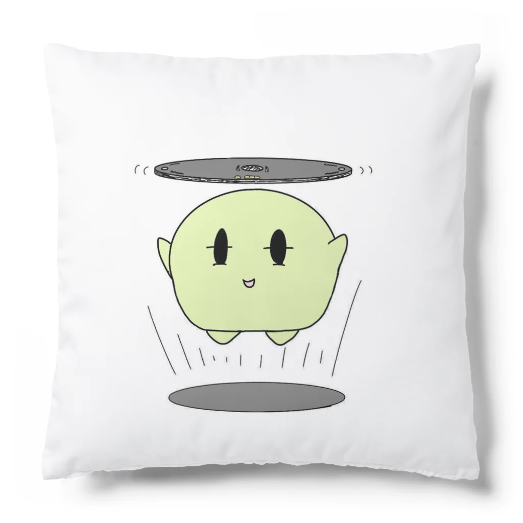 秋桜の飛び出るナゾのキャラクター Cushion