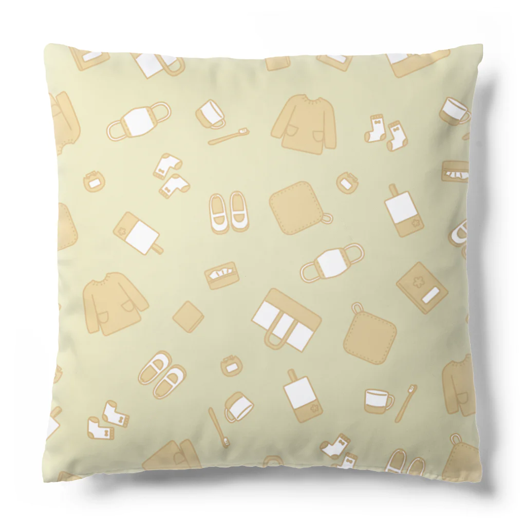 hikari_graphicsの園の生活　YELLOW Cushion