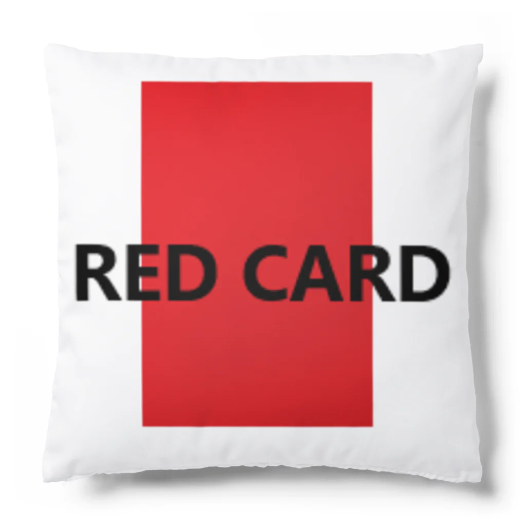 アメリカンベース のレッドカード　⚽　サッカー Cushion