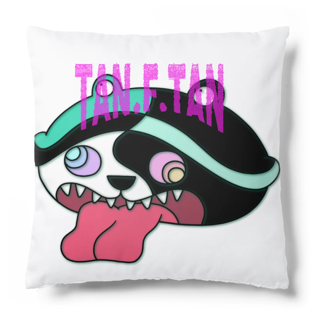 たんたんたぬの商店のNO.015 かえるぼうたん Cushion