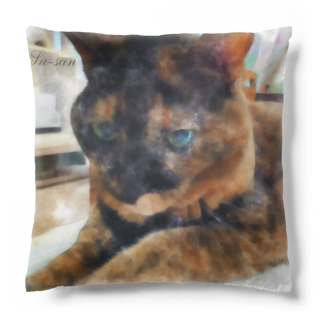 クリアスペットのsu.re.me.3neko Cushion