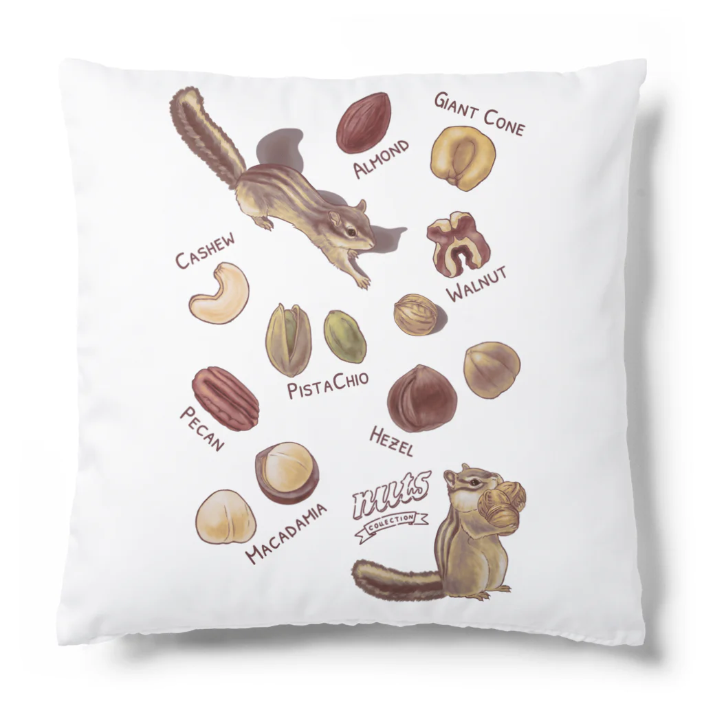 huroshikiのNUTS collection ナッツコレクション Cushion