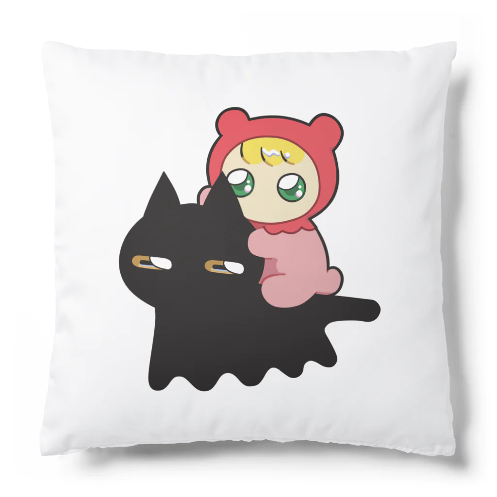 ユタカのてでべびちゃんショップのネコモドキとてでべびちゃん Cushion