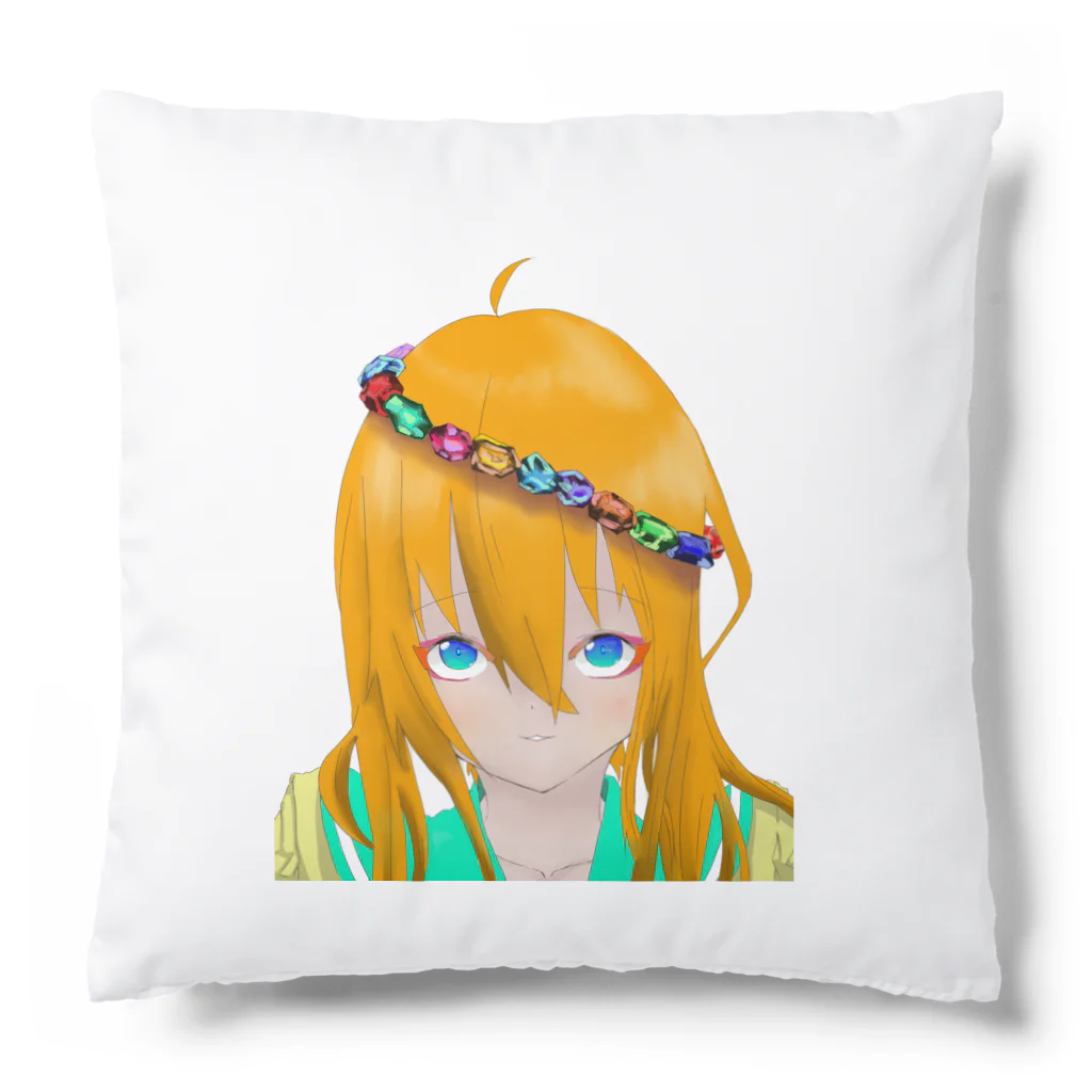 みみの宝石と少女 Cushion