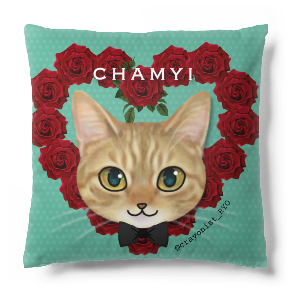 猫のイラスト屋さんのchamyi Cushion