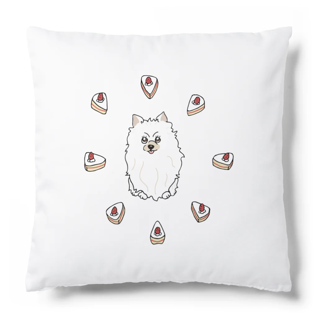 Hinanochin.shopのa pomeranian / shortcake Cushion