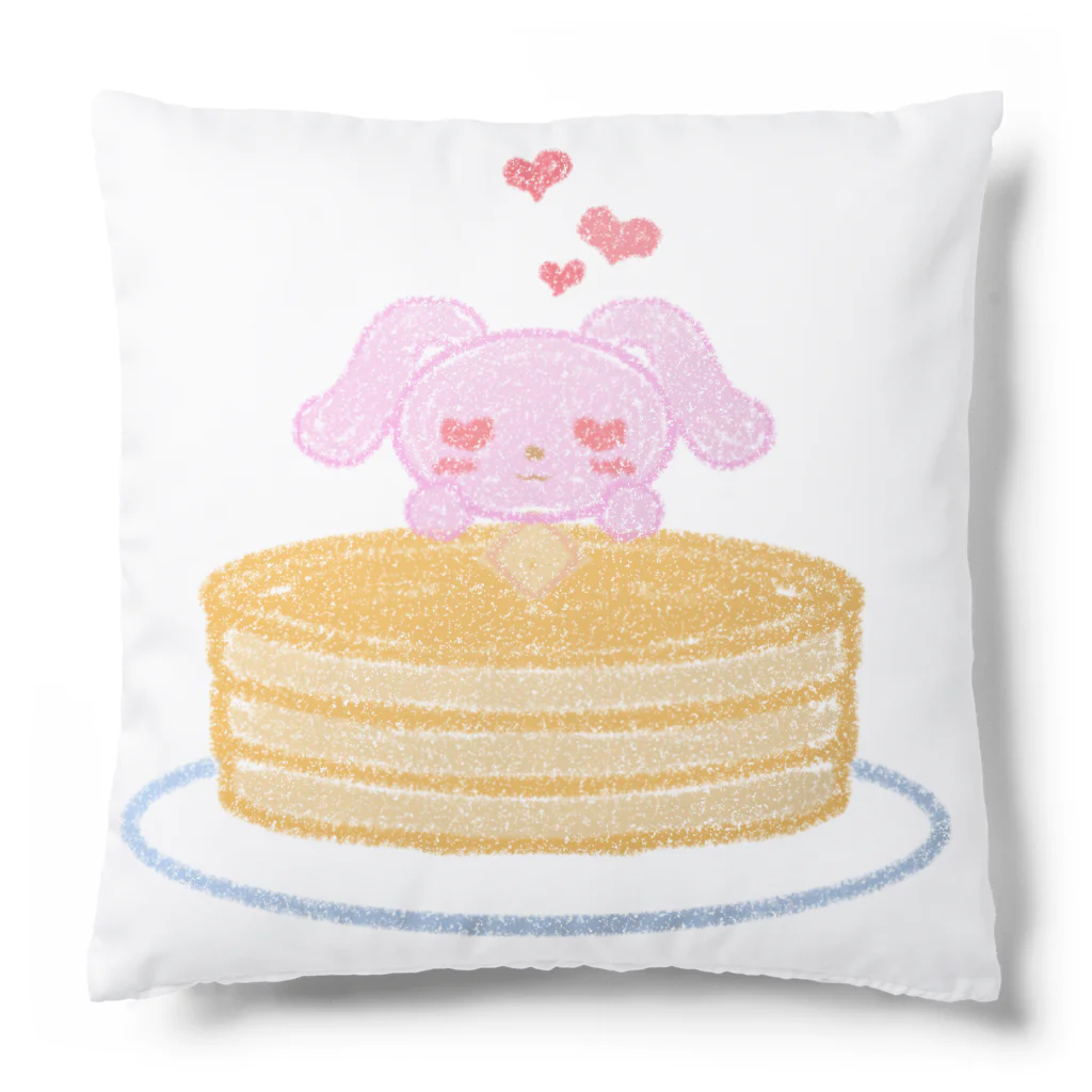 エレ堂のパンケーキとうさぎ🐰🥞 Cushion