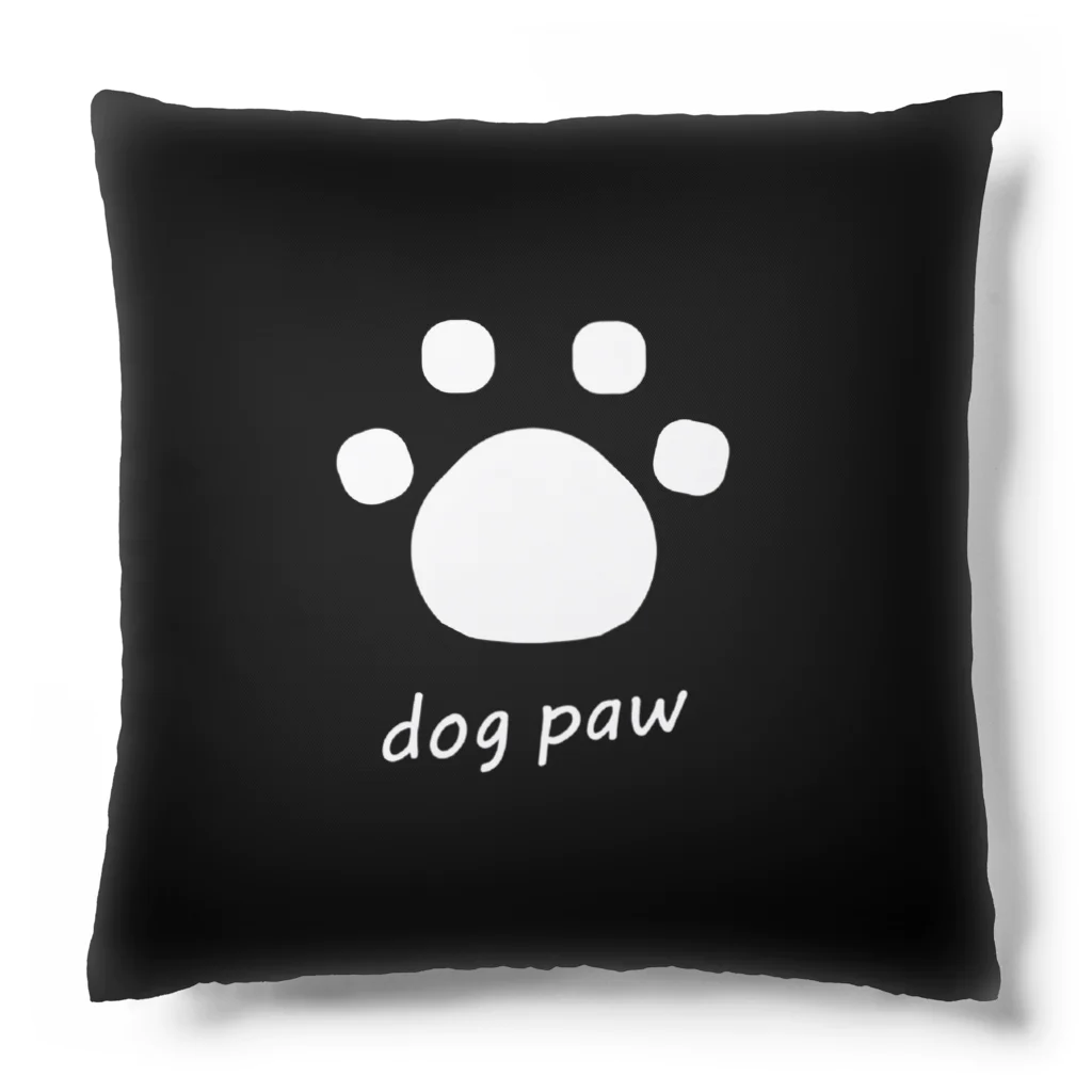 mamapockのdog paw　クッション（黒） Cushion